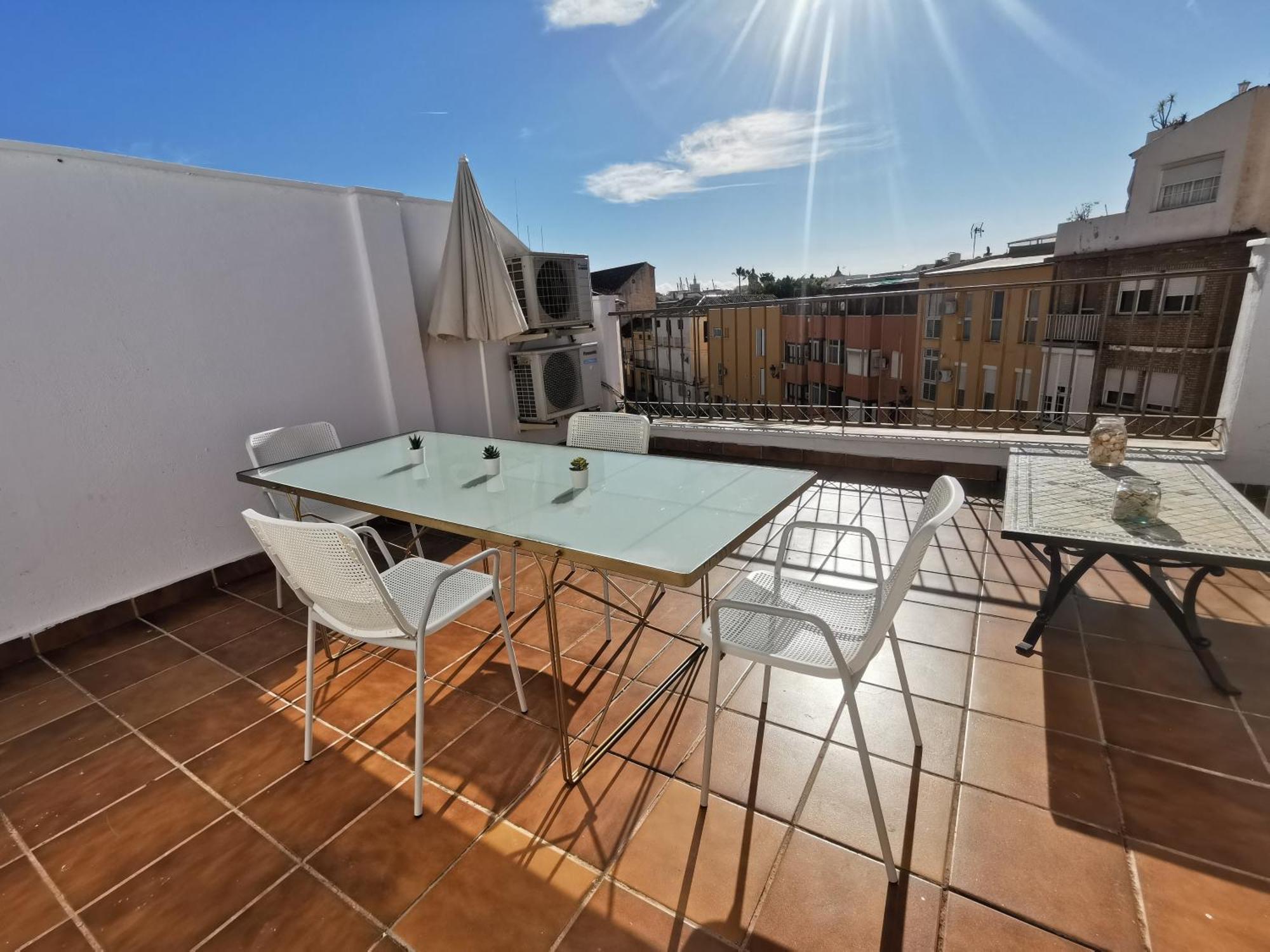 Апартаменты Atico Con Vistas Centro Historico / Terraza 40 M Малага Экстерьер фото