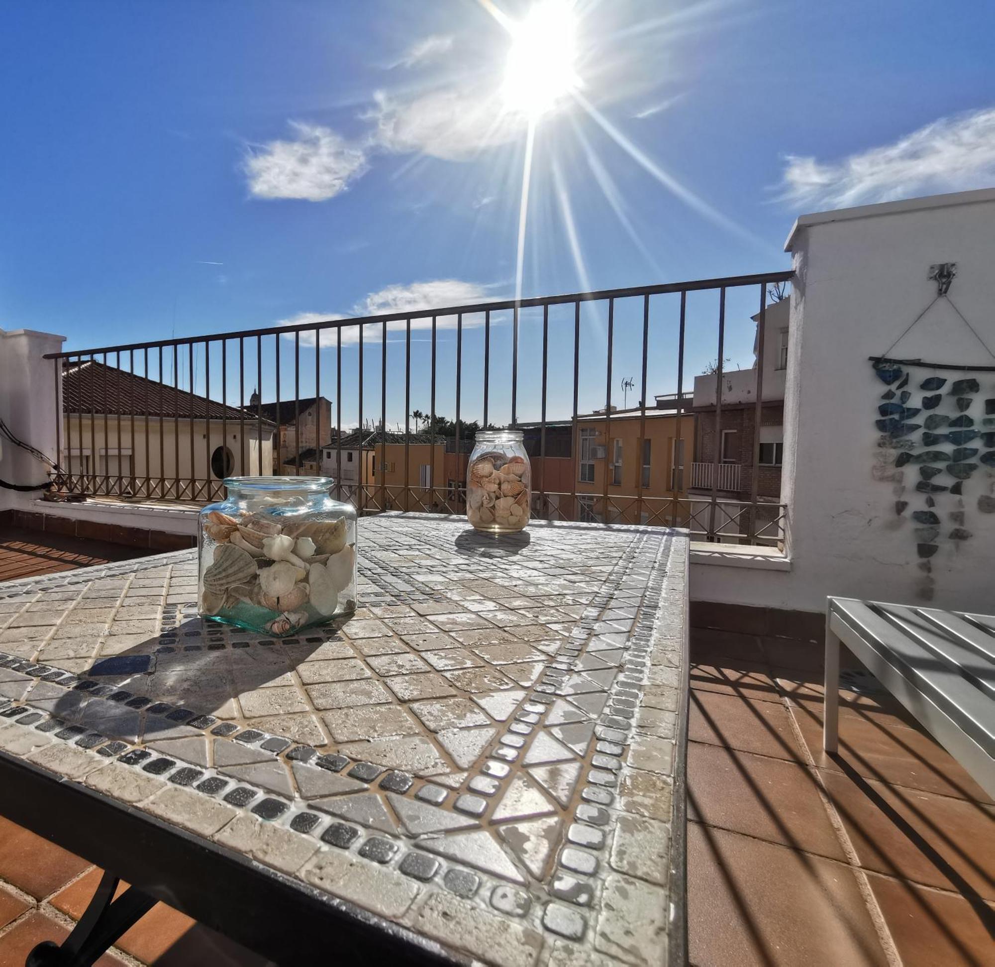 Апартаменты Atico Con Vistas Centro Historico / Terraza 40 M Малага Экстерьер фото